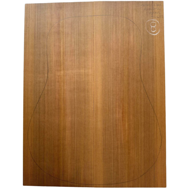 Salvaged Sinker Western Red Cedar | Acoustic Guitar | Top 8