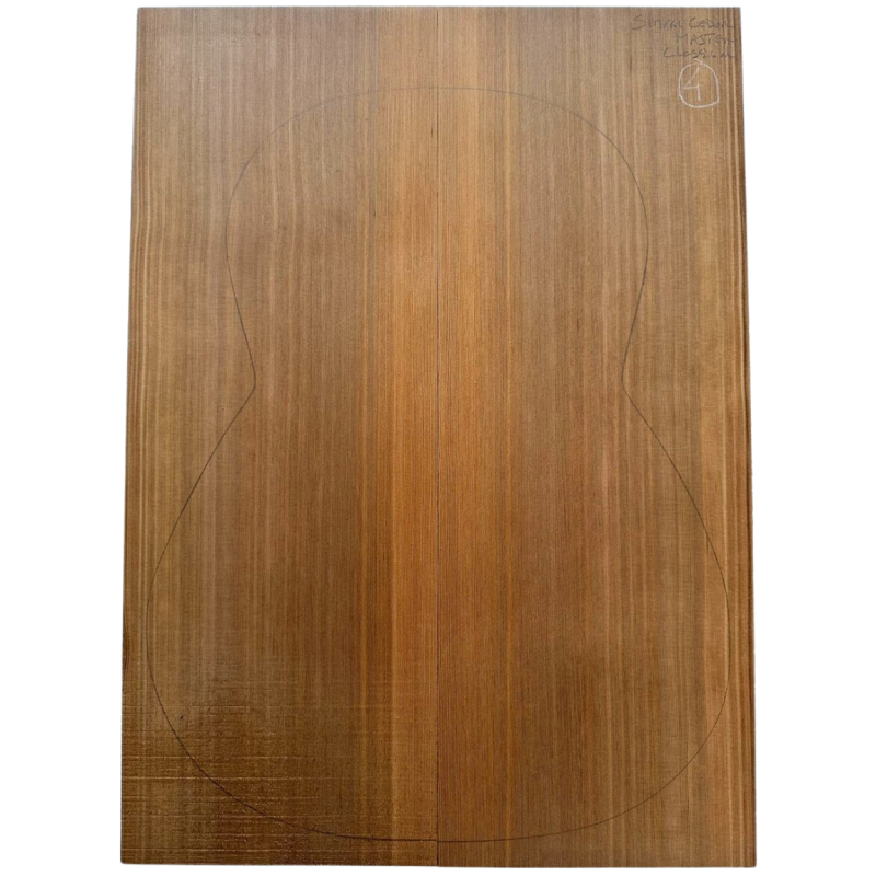 Salvaged Sinker Western Red Cedar | Classical Guitar | Top 4