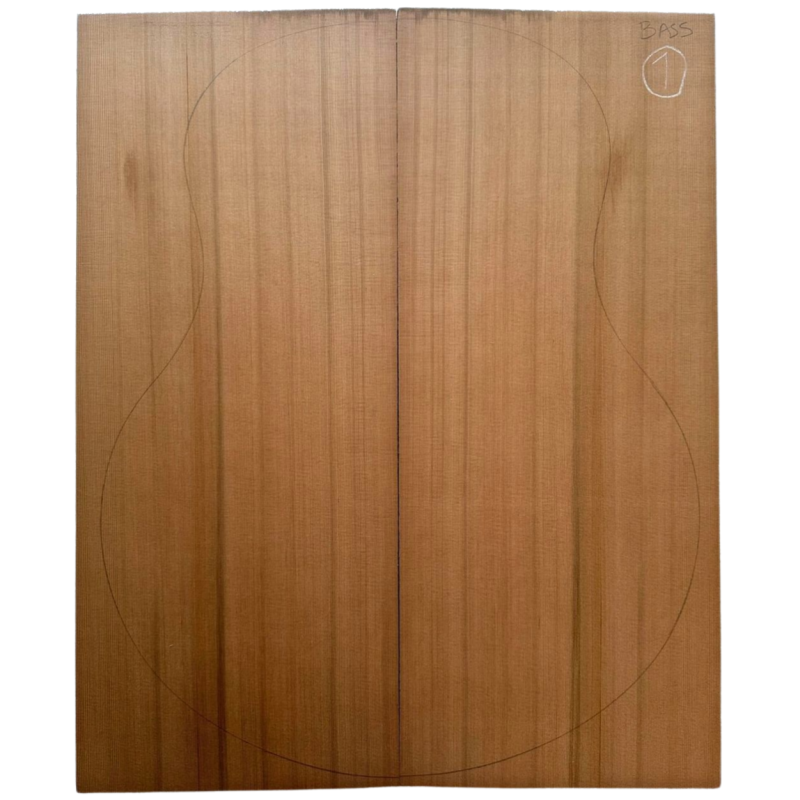 Salvaged Sinker Western Red Cedar | Bass/Jumbo Guitar | Top 1
