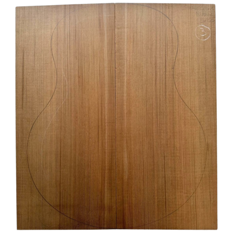 Salvaged Sinker Western Red Cedar | Bass/Jumbo Guitar | Top 3