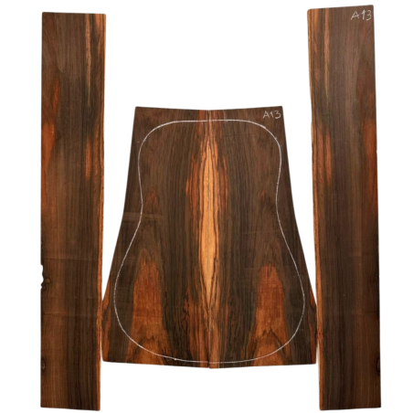 Brazilian Rosewood Set A13| Back and Sides |  Acoustic Guitar