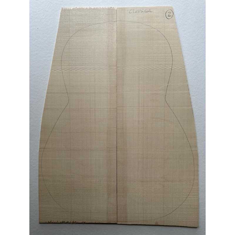 European Spruce Bearclaw Top 2 | Classical Guitar