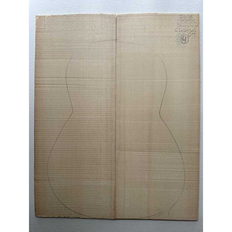 European Spruce Bearclaw Top 4 | Classical Guitar