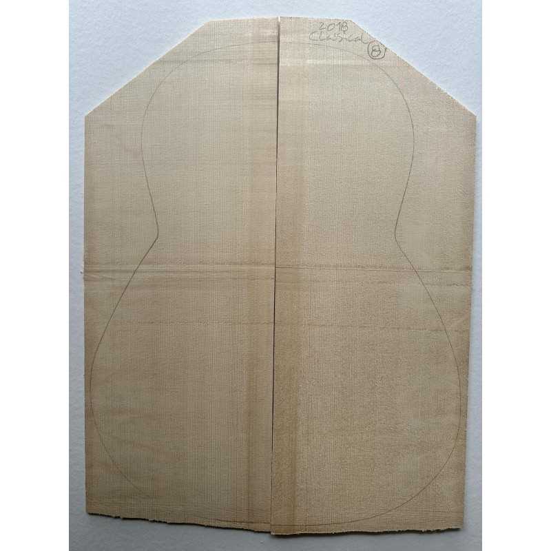 European Spruce Bearclaw Top 8 | Classical Guitar