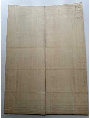 European Spruce Bearclaw Top 1 | Bass/Jumbo Guitar