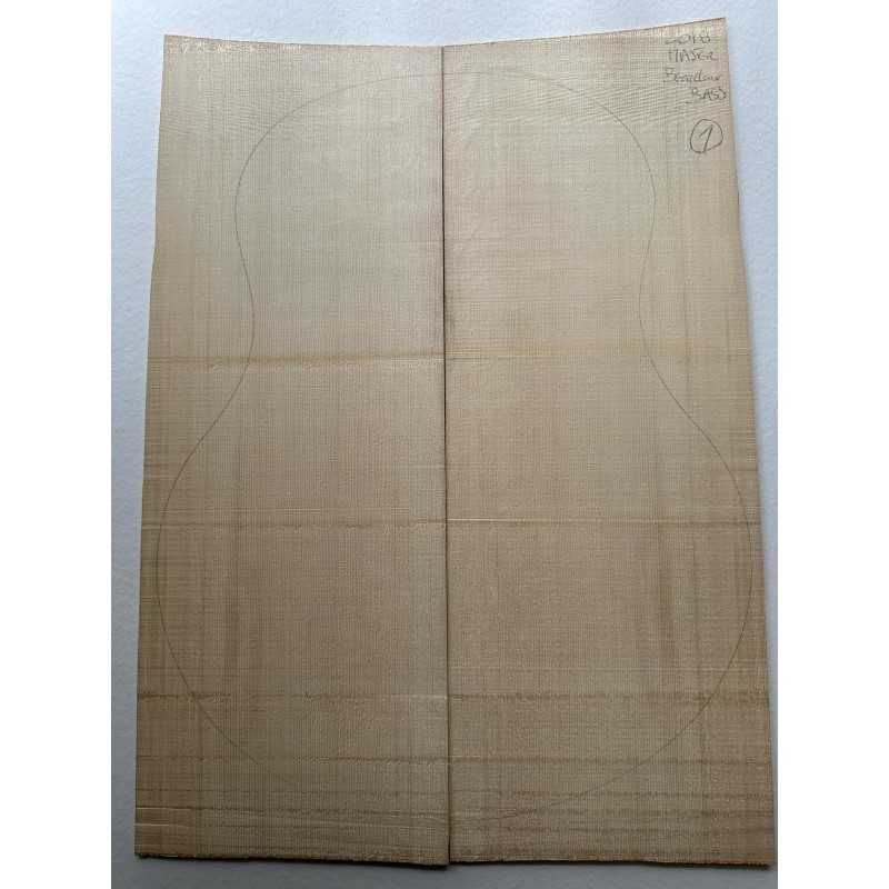 European Spruce Bearclaw Top 1 | Bass/Jumbo Guitar