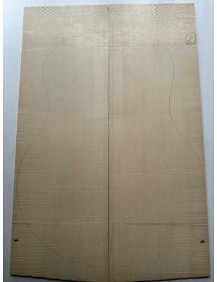 European Spruce Bearclaw Top 2 | Bass/Jumbo Guitar