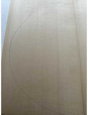 European Spruce Bearclaw Top 3 | Bass/Jumbo Guitar