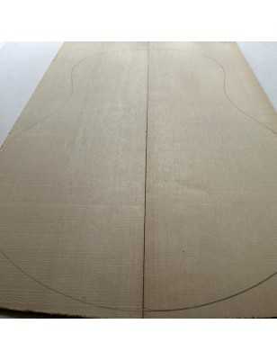 European Spruce Bearclaw Top 4 | Bass/Jumbo Guitar