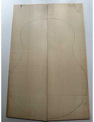 European Spruce Bearclaw Top 4 | Bass/Jumbo Guitar