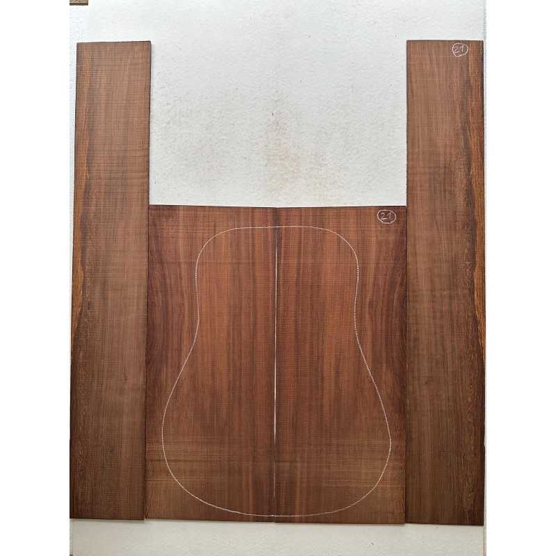 Madagascar Rosewood Set A21 | Back and Sides | Acoustic Guitar