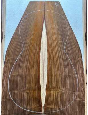 Cocobolo Set 1 | Back and Sides | Parlor Guitar