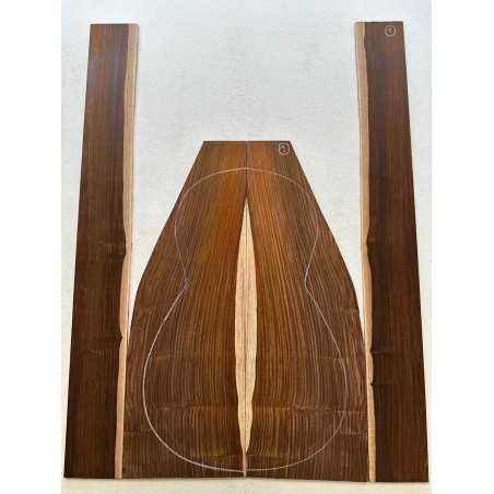 Cocobolo Set 1 | Back and Sides | Parlor Guitar