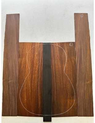 Cocobolo Set 2 | 3 Piece Back and Sides | Classical Guitar