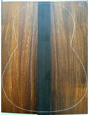 Cocobolo Set 2 | 3 Piece Back and Sides | Classical Guitar