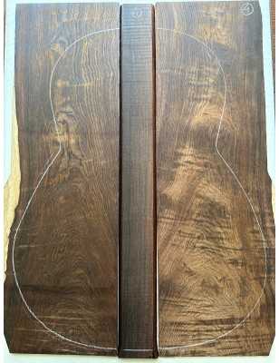 Cocobolo Set 4 | 3 Piece Back and Sides | Classical Guitar