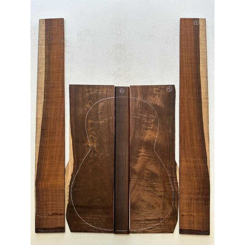 Cocobolo Set 4 | 3 Piece Back and Sides | Classical Guitar Cocobolo Set 4 | 3 Piece Back and Sides | Classical Guitar