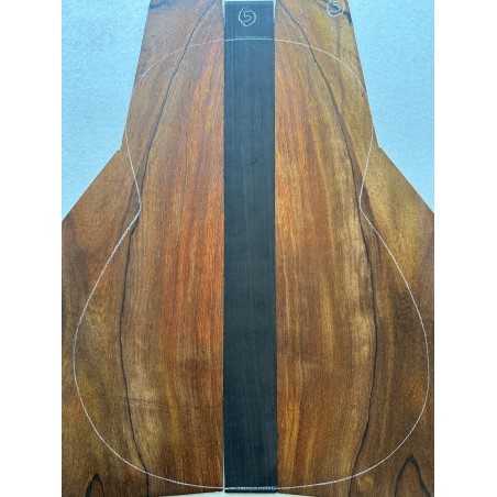 Cocobolo Set 5 | 3 Piece Back and Sides | Classical Guitar