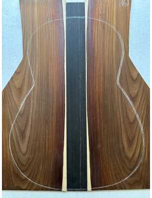 Cocobolo Set 6 | 3 Piece Back and Sides | Classical Guitar