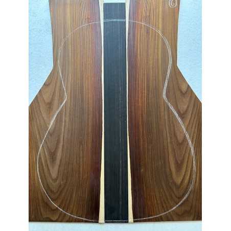 Cocobolo Set 6 | 3 Piece Back and Sides | Classical Guitar
