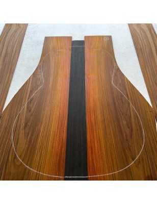 Cocobolo Set 7 | 3 Piece Back and Sides | Classical Guitar