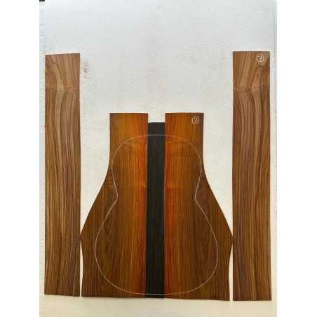 Cocobolo Set 7 | 3 Piece Back and Sides | Classical Guitar