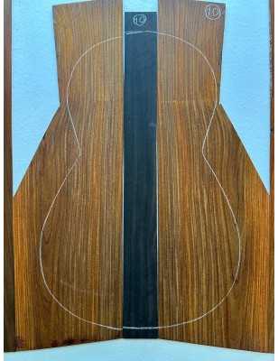 Cocobolo Set 10 | 3 Piece Back and Sides | Parlor Guitar