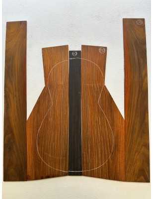 Cocobolo Set 10 | 3 Piece Back and Sides | Parlor Guitar