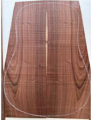 Santos Rosewood Set 8 | Back and Sides | Acoustic Guitar | 100+ Years Old