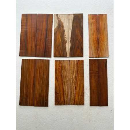 Cocobolo Headplate | Classical / Acoustic Guitar | 2 Pieces