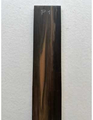 Striped Exotic African Ebony Fingerboard P1 | Parlor Guitar