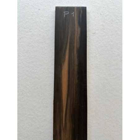 Striped Exotic African Ebony Fingerboard P1 | Parlor Guitar