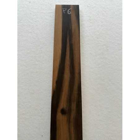 Striped Exotic African Ebony Fingerboard P6 | Parlor Guitar