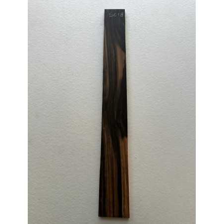 Striped Exotic African Ebony Fingerboard SE18 | Electric Guitar