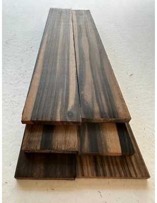 Striped Exotic African Ebony Ukelele Fingerboard