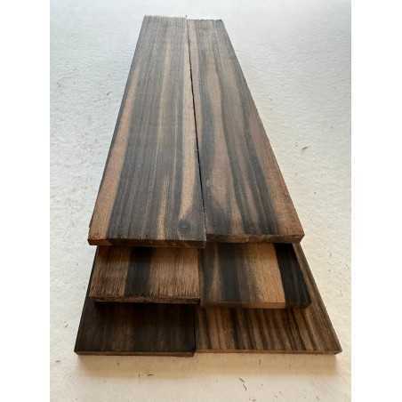 Striped Exotic African Ebony Ukelele Fingerboard
