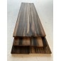 Striped Exotic African Ebony Ukelele Fingerboard