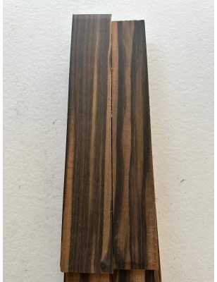 Striped Exotic African Ebony Ukelele Fingerboard