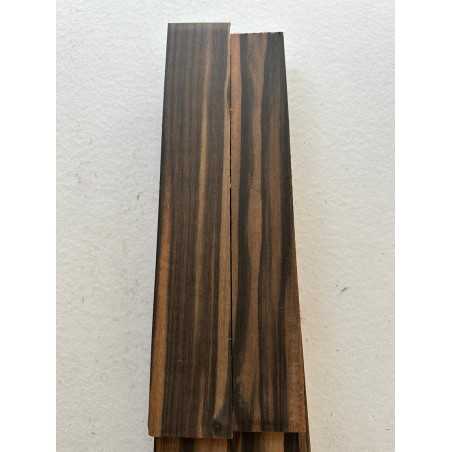 Striped Exotic African Ebony Ukelele Fingerboard