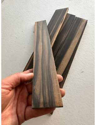 Striped Exotic African Ebony Ukelele Fingerboard
