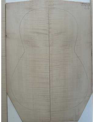 European Flamed Maple Set C2 | Classical / OM Guitar