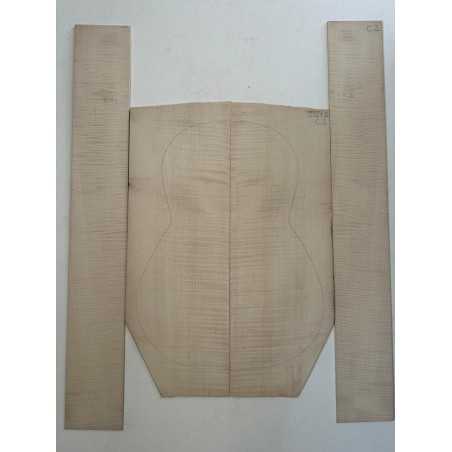 European Flamed Maple Set C2 | Classical / OM Guitar