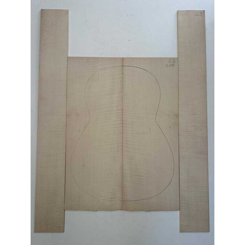 European Flamed Maple Set C3 | Classical / OM Guitar