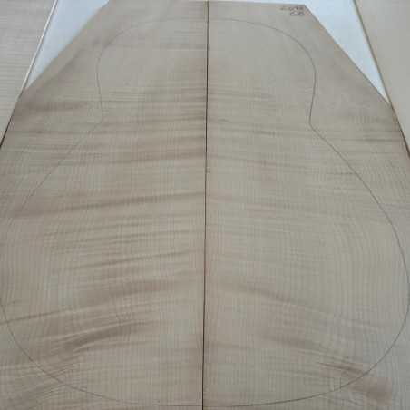 European Flamed Maple Set C8 | Classical / OM Guitar
