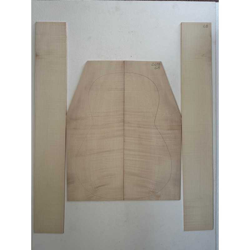 European Flamed Maple Set C8 | Classical / OM Guitar European Flamed Maple Set C8 | Classical / OM Guitar