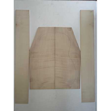 European Flamed Maple Set C8 | Classical / OM Guitar