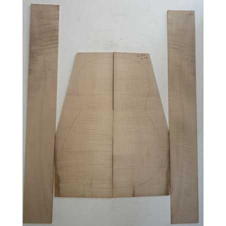 European Flamed Maple Set C13 | Classical / OM Guitar