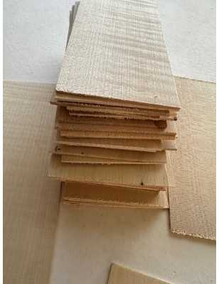 European Flamed Maple Headplate | Acoustic/Classical Guitar