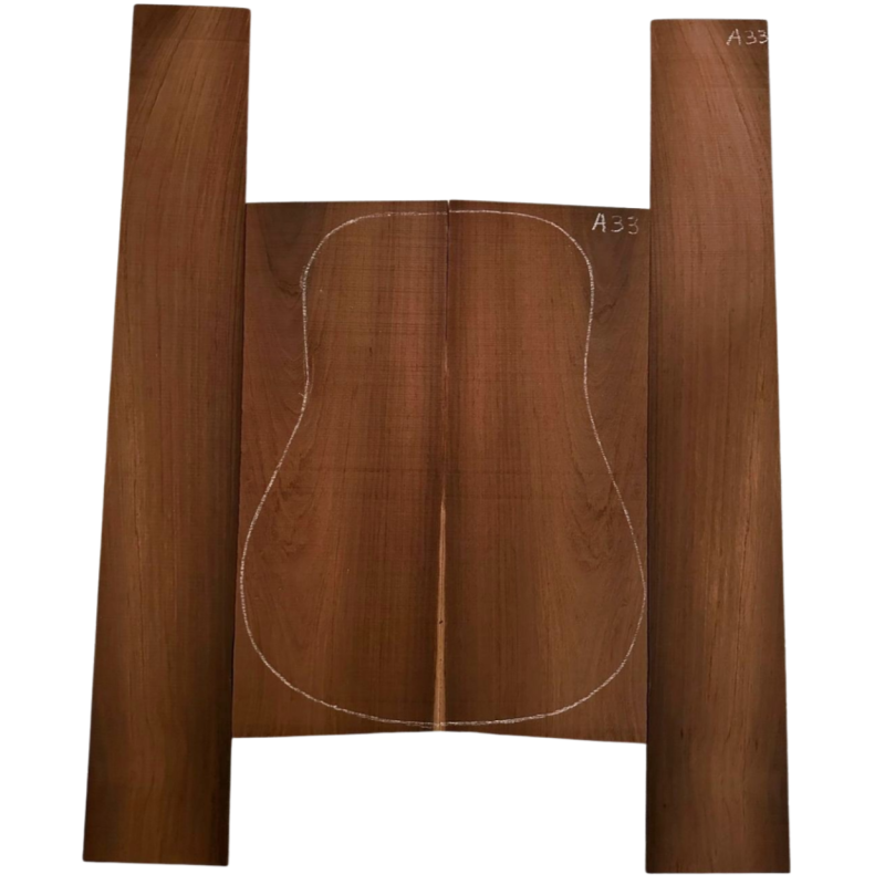 Brazilian Rosewood Set A33| Back and Sides |  Acoustic Guitar