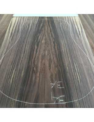 Indian Rosewood Back and Sides 34 | Acoustic Guitar Jumbo Set